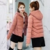 Áo khoác cotton nhỏ 2018 phiên bản Hàn Quốc mới của quần áo cotton chống mùa cho nữ ngắn ngày đông dày thời trang áo khoác kaki nữ lót lông hàn quốc Bông