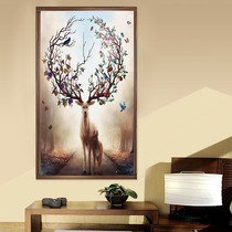 2022 New Diamond Painting Full Drill With Collage of Elk Deer Cross Embroidered Little Crystal Own Hand Xuanguan Water Drill