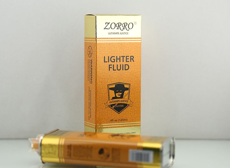 Chính hãng zorro nhẹ hơn bìa cứng dầu hỏa 133ml vàng dầu lửa phiên bản vàng của Flint phụ kiện đặc biệt loại nước hoa - Bật lửa bật lửa hình súng