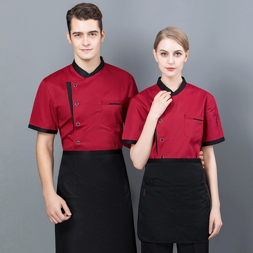 Западный повар для выпечки рабочая одежда с коротки