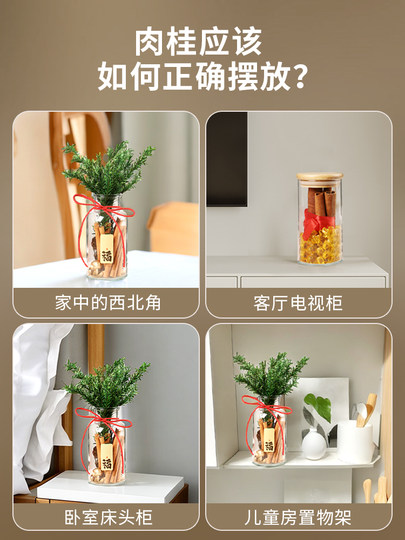 Adornos de botella de canela Jucai, decoración diy, decoración del coche, sala de estar, riqueza, cocina, regalos de inauguración de la casa, regalos de navidad