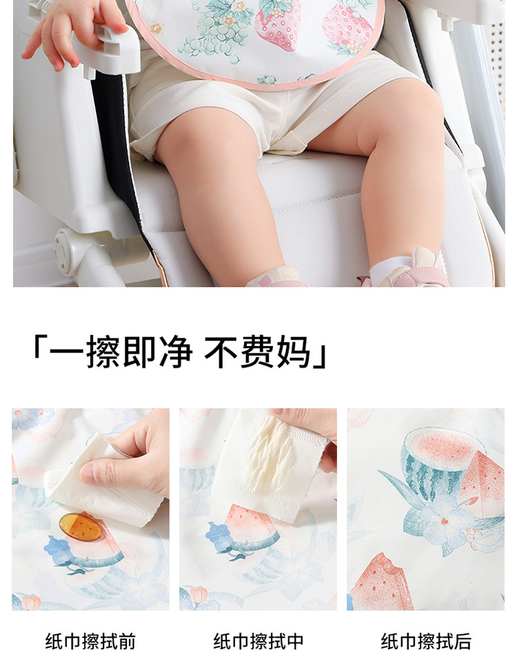 贝肽斯宝宝吃饭围兜婴儿辅食夏季无袖罩衣防水防脏儿童饭兜反穿衣 — 7