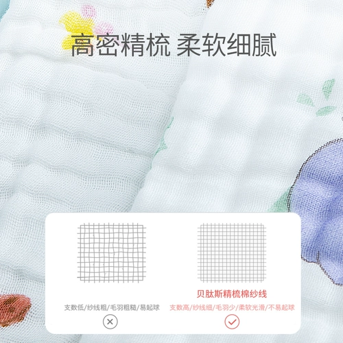 贝肽斯 Детское хлопковое банное полотенце для новорожденных, хорошо впитывает воду, увеличенная толщина, осеннее