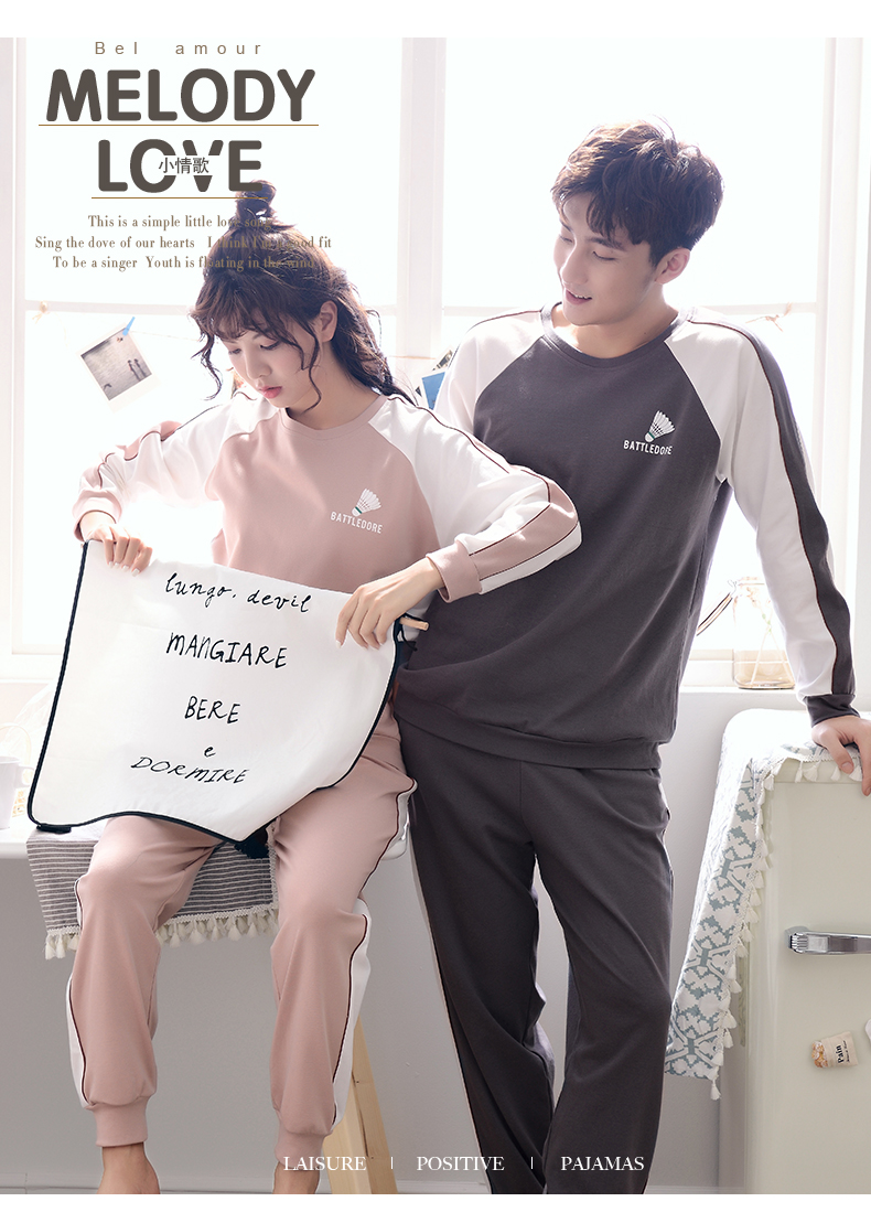 Pyjama mixte en Coton à manches longues - Ref 3004065 Image 6