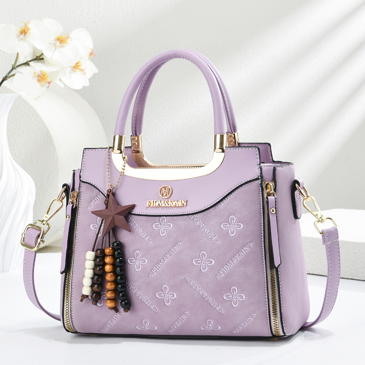 Women's Handbag, High-End, Elegant, Large Capacity, Light Luxury Brand, 2025 New Model, Tote Bag, Shoulder Bag, Handbag for Commuting