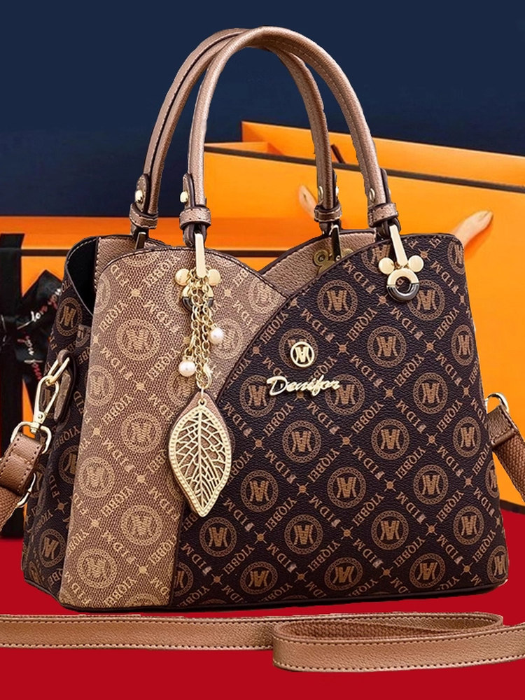 Bags for Commuting, High-End Large Bags, 2024 New Trendy Fashion Brand Handbags, Mother's Bags, Single Shoulder Crossbody Women's Bags