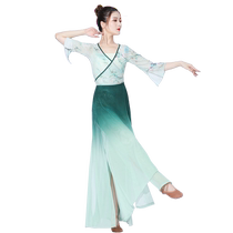Shanrantang Classical Dance Practice Chinese Ethnic Performance Dance Modern Body Costume Upper Body Charming Gauze Elegant Women