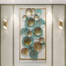 French wall hanging porch light luxury creative iron wall decoration three-dimensional wall decoration living room background wall decoration pendant