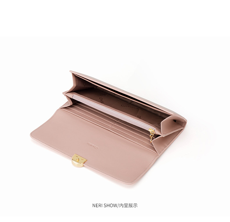 бумажник cnoles蔻一皮夹钱包女2025新款手包女小包手拿牛皮零钱包卡包女式