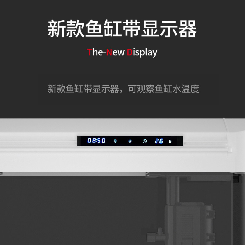 Xilong Fish Tank for Living Room, Home Use with Cabinet, Floor-Standing Glass Aquarium, Ecological, No Need to Change Water, Medium-Sized New Goldfish Tank