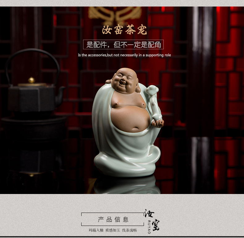 Beautiful home furnishing articles your up household TV ark technology creative ceramic furnishing articles furnishing articles ruyi Buddha sitting room tea table