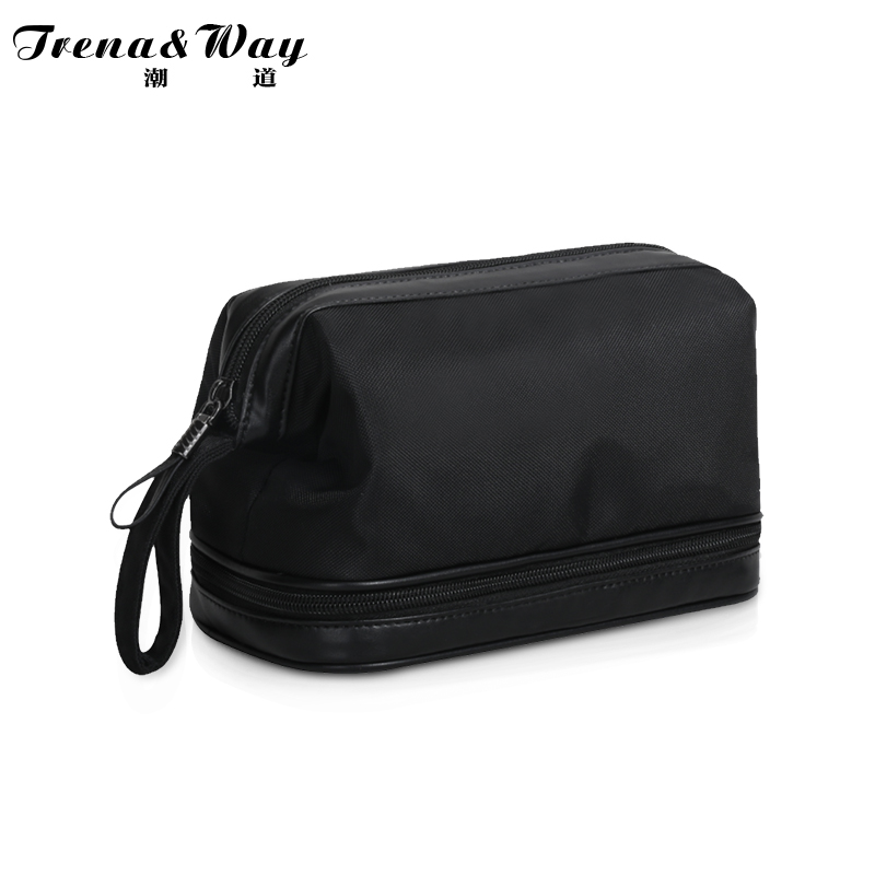 New Travel Containing Bag Men Business Trips Portable Bag Dry Wet Separation Fashion Advanced Large Capacity Light Wash Toiletries