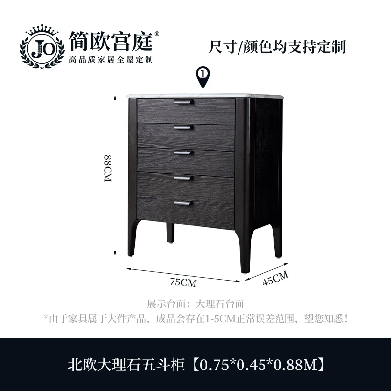 简欧宫庭 Solid wood TV cabinet coffee table combination living room simple modern designer furniture and minimalist cabinet