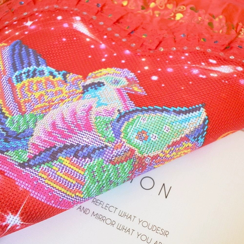 头 Крестовая подушка сама вышивка, свадебная двойная ручная вышивка спальня 2024 Новая пара новая пара