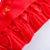 Вышитая подушка новая подушка с кросс -стежкой двойная подушка длинная подушка свадебная швабная строчка 2020 Простой современный узел спальни