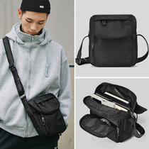 Mens cross shoulder bag student Tide brand street running bag Oxford spinning canvas mens bag sports nylon backpack