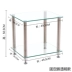 Multilayer góc vuông một vài nhỏ bàn cà phê sofa phòng khách hiện đại nhỏ gọn phía kính sành điệu một vài đồ nội thất căn hộ nhỏ - Bàn trà Bàn trà