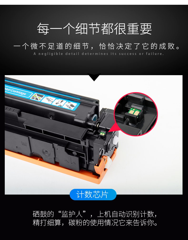 Zhimei áp dụng hộp mực HP M254 Pro M254dw M280nw M281fdw CF500A 202A LaserJet Pro MFP M281cdw M281FDN dễ dàng để thêm hộp mực - Hộp mực