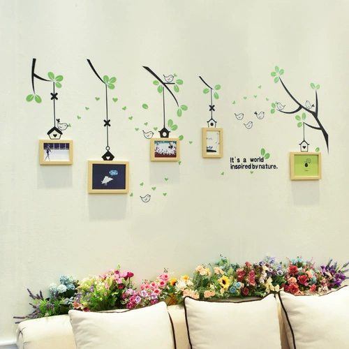 Самоклеющаяся трехмерная наклейка на стену для гостиной для кровати, обои, наклейки, декор, 3D