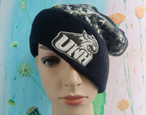 1028-22 USS New Hampshire University coloured embroidered knitted hat cold cap - single top