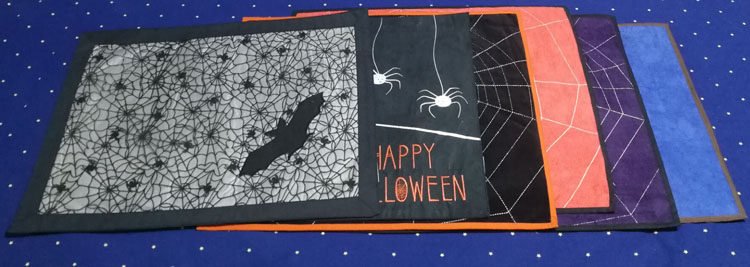 Halloween 6 cotton-free cotton tablecloth pad with spider - free cotton - tables 114 D 6