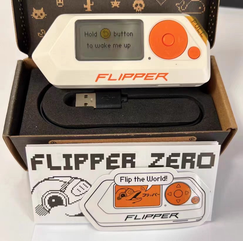 Original Flipper Zero Electronic Pet Dolphin Programmed Open Source Multifunctional Remote Control Gadget for Geeks