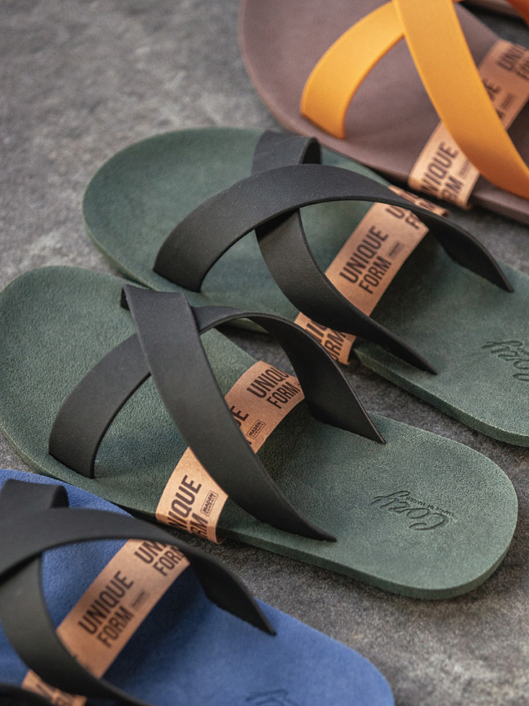 2021 summer new men's beach sandals ins net red men's shoes trend leisure outdoor wear all rubber sandals