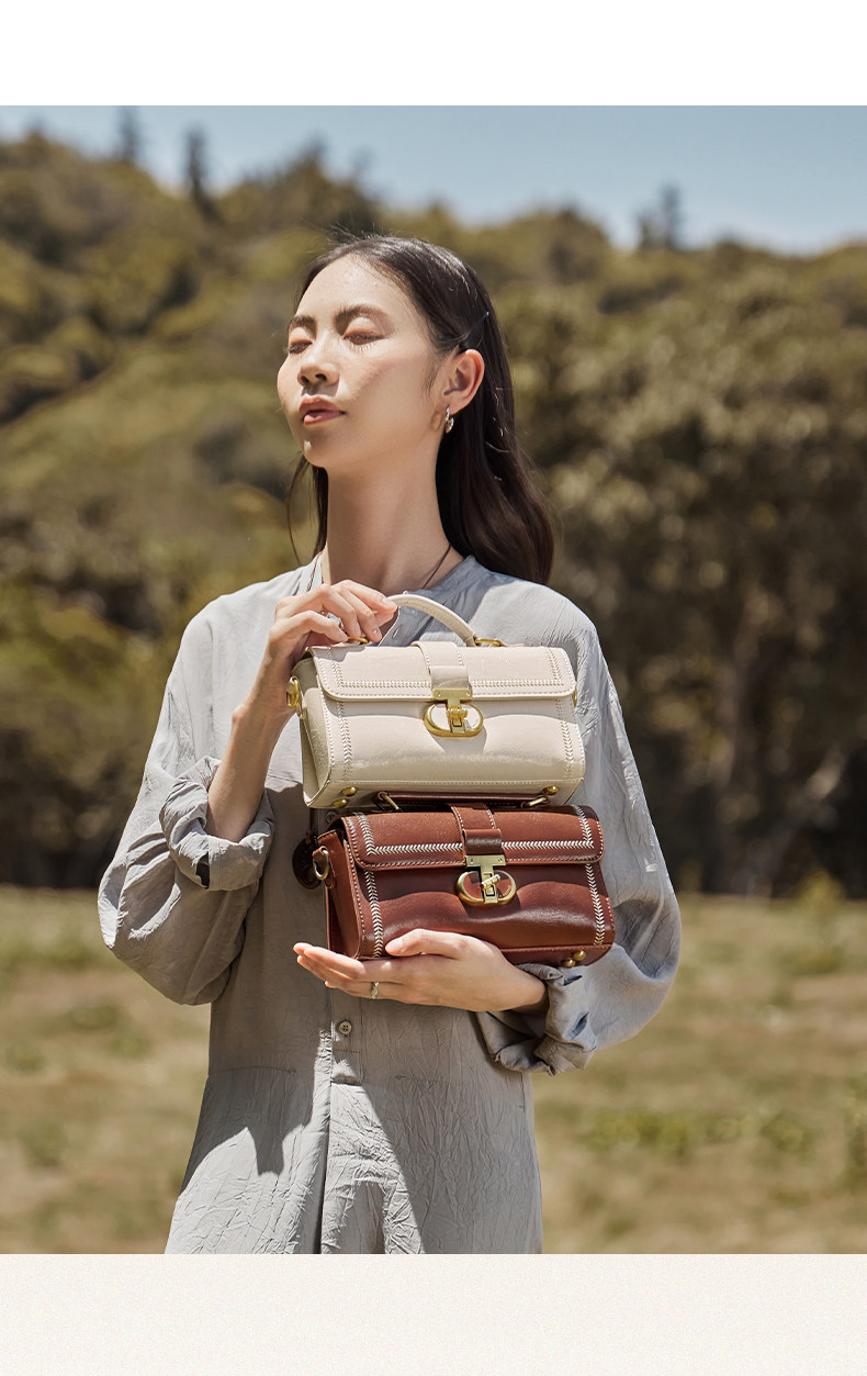  Летняя сумка через плечо, небольшая сумка, изысканный стиль, подарок на день рождения, из натуральной кожи Nalan du 