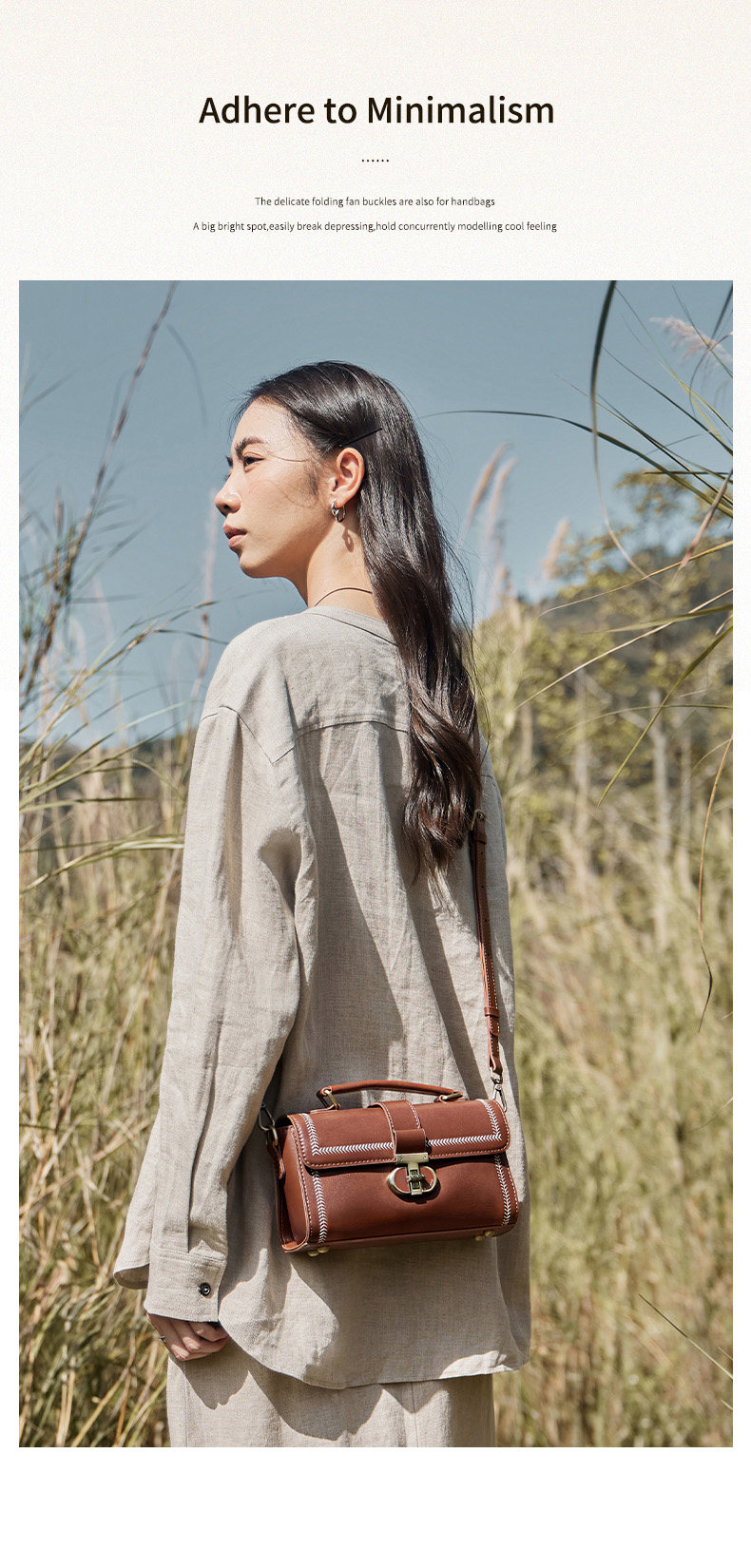  Летняя сумка через плечо, небольшая сумка, изысканный стиль, подарок на день рождения, из натуральной кожи Nalan du 