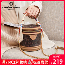 Narandu mini bag 2021 New Tide Hand bag bucket bag crossbody silk towel bag vintage presbyx
