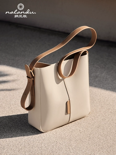 纳兰杜 Сумка через плечо, вместительная и большая сумка для телефона, изысканный стиль, 2023, из натуральной кожи