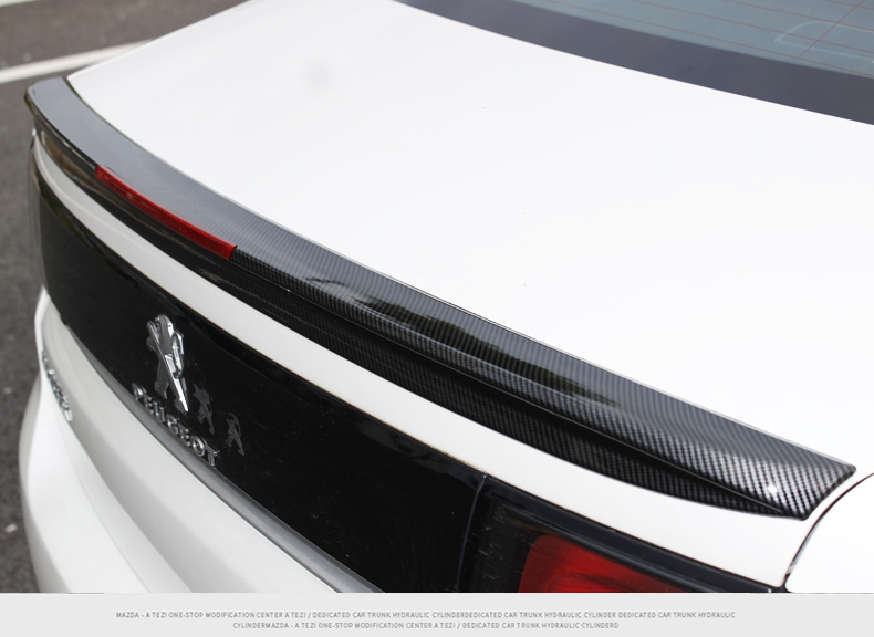Dành riêng cho 16-19 Peugeot 308 cánh sau mới 308 sửa đổi áp lực sơn đuôi logo mới trang trí 308 - Sopida trên đuôi gió pista