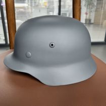 Casque en acier Kinkaid Shield M35 casque en acier allemand M40 classique de la Seconde Guerre mondiale avec détails hautement restaurés doublure en cuir collection de fans militaires