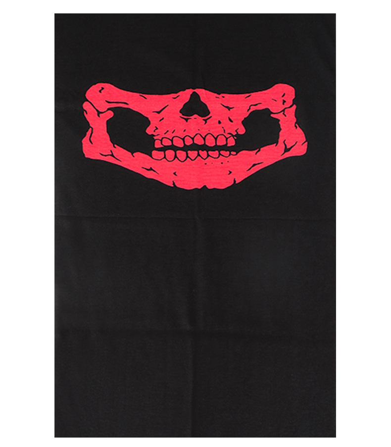 Foulard magique multifonctionnel, respirant et sans coutures, motif crâne et fantôme, masque de cyclisme, cache-cou chaud_voghion.com