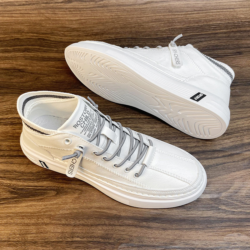Summer men's shoes High-cylinder shoes 2022 New wave shoes men's summer models men's small white shoes men's casual board shoes men