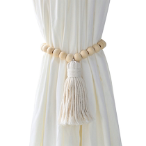 Japanese small fresh curtain straps tassel curtain buckle straps simple creative gauze curtain decoration pendant ins