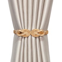 No punching curtain buckle light luxury creative curtain strap binding spring tie drawstring strap decorative accessories small jewelry