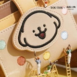 Кожаный бумажник, картхолдер, милая система хранения, кошелек, детская сумка через плечо, подарок на день рождения