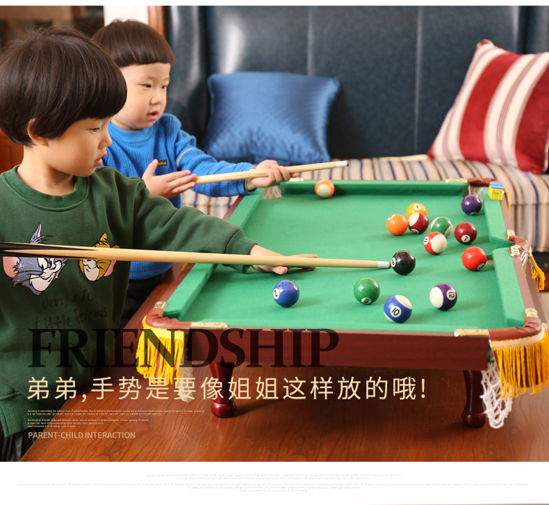 phòng bàn bi-a nhà cho trẻ em nhỏ màu đen 8 American Standard snooker Hồ bơi đồ chơi hồ bơi bé giày bóng bàn nữ đẹp