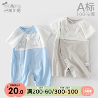 Летний комбинезон для новорожденных для младенца, тонкое боди, хлопковая детская летняя одежда