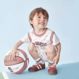 Детская летняя одежда, баскетбольная форма, спортивный костюм, костюм мальчика цветочника, семейный стиль, короткий рукав