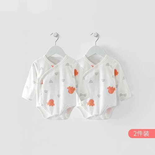 Боди для новорожденных, осенний детский комбинезон для младенца, 0-3 мес., 2 шт