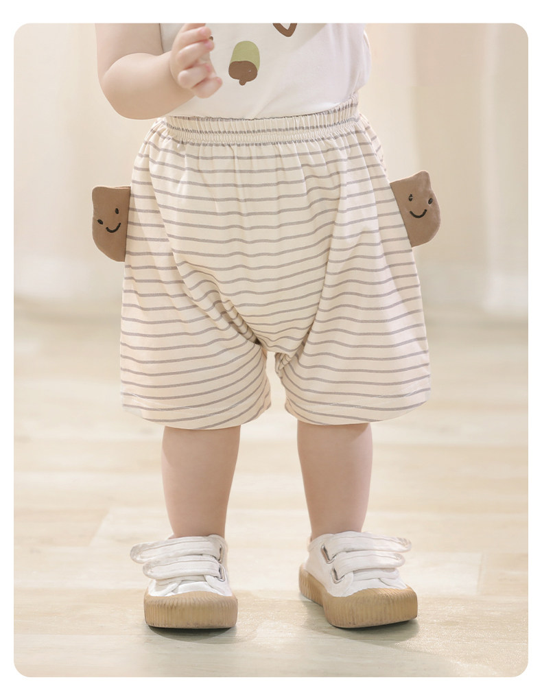 Baby Big Butt Summer Thin Toddler Fifth Pants Kids Shorts Super Cute Cute Casual Pants Baby Pants — 16