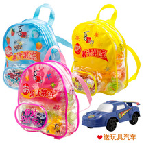 Xizhilang calcium lactate juice jelly 600g package send toys childrens snacks jelly pudding small school bag bag