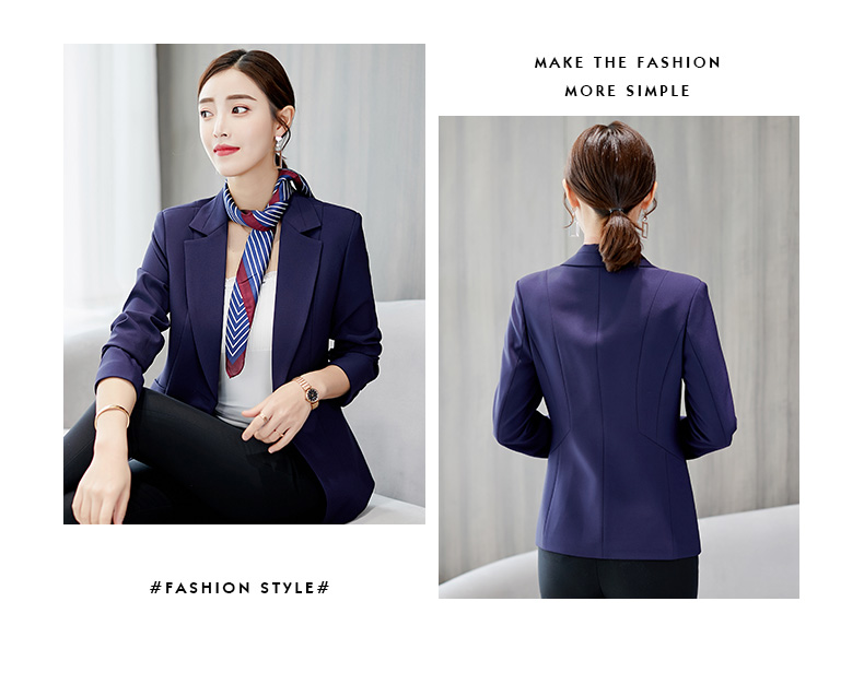 Màu sắc 黛 妃 2018 thu đông 2018 phiên bản mới của Hàn Quốc tự phối đồ cỡ lớn phù hợp với áo khoác dài tay thời trang giản dị phù hợp với nữ thời trang công sở hàn quốc