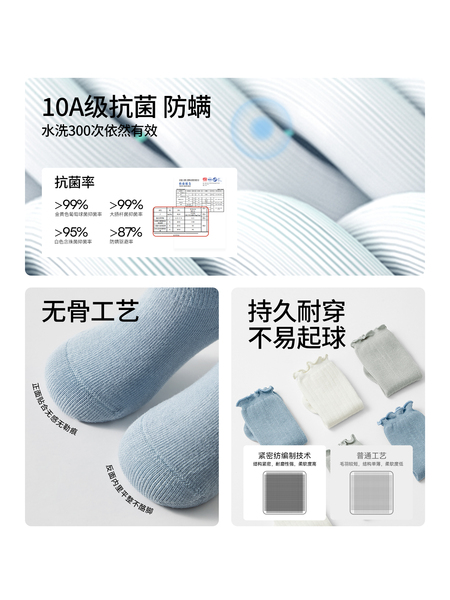 嫚熙婴儿袜子不勒腿长袜新生儿宝宝长筒袜秋冬儿童0到3个月过膝袜 — 5