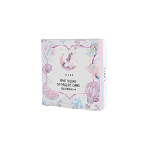 (Exclusive to Good Things Experience) Manxi Black and White Card Baby Early Education Card 0 to 3 Months Baby Visual Stimulation Card