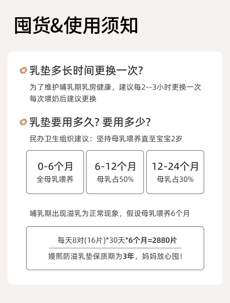 嫚熙超薄防溢乳垫哺乳期透气防溢乳贴产妇乳贴产后一次性溢乳乳垫 — 17