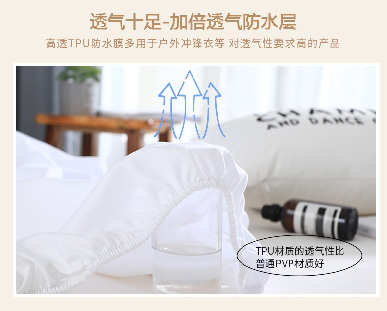 Cotton terry vải không thấm nước giường đơn mảnh bông chống nước tiểu thoáng khí trải giường ngủ thiết lập kháng khuẩn chống mite bảo vệ - Trang bị Covers Ga phủ giường