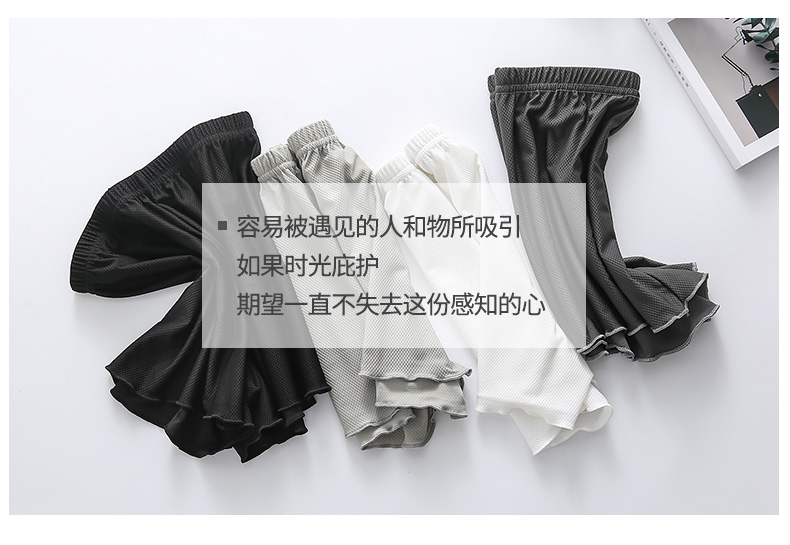 Quần an toàn chống ánh sáng mùa hè cho nữ mặc băng lụa mỏng phần ba điểm xà cạp quần short bảo hiểm quần chống sói - Quần tây thường quần legging nữ đẹp